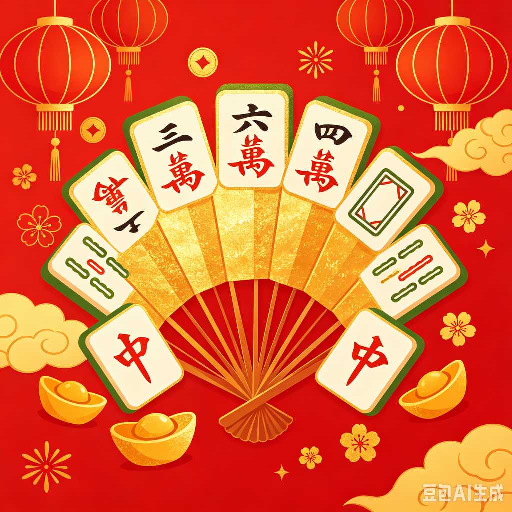 custom pattern art mahjong set