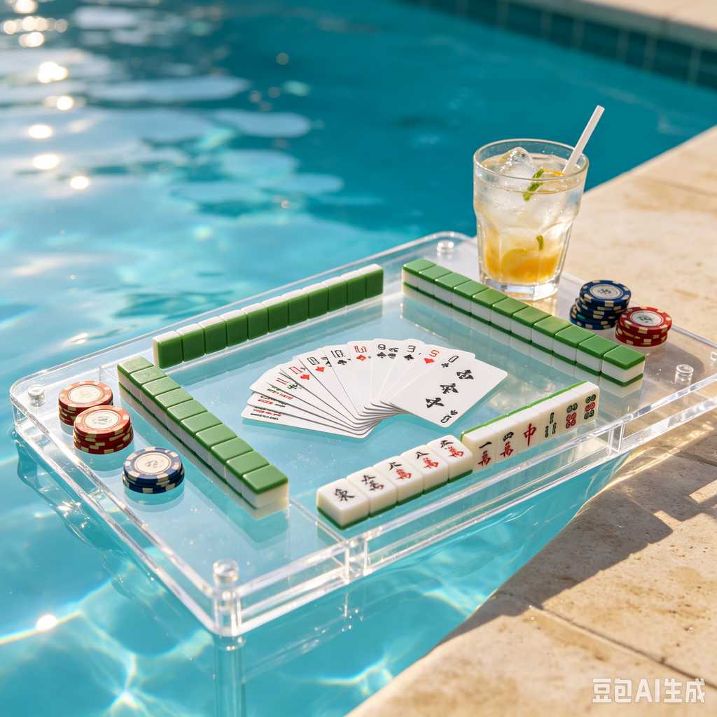 antique style mahjong set